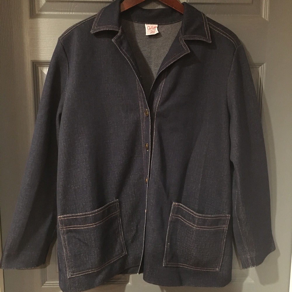 Vintage Graff Button Down Jacket *Flaws*